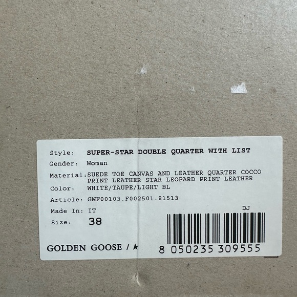 Golden Goose super-star Double Quarter with list Women’s size 38 - Picture 7 of 7